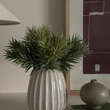 Spiky Succulents in a Glazed Pale Stone Vase RTfact Flowers 