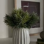 Spiky Succulents in a Glazed Pale Stone Vase RTfact Flowers 