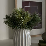 Spiky Succulents in a Glazed Pale Stone Vase RTfact Flowers 