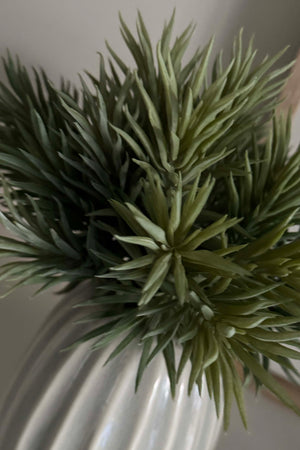 Spiky Succulents in a Glazed Pale Stone Vase RTfact Flowers 