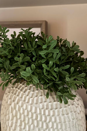 Teabush in a Cream Dimpled Vase