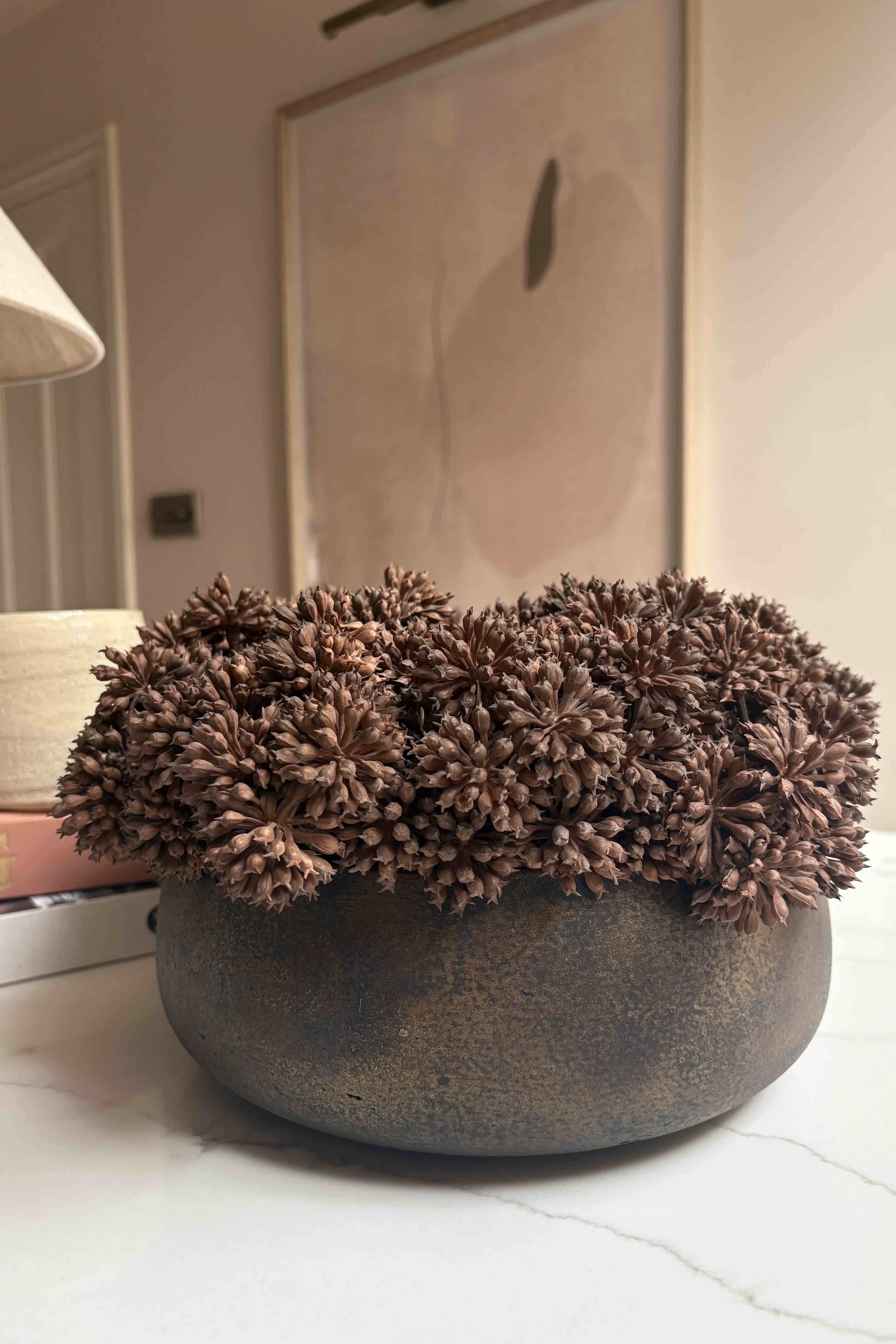 Angelica in a Bronze Bowl RTfact Flowers 