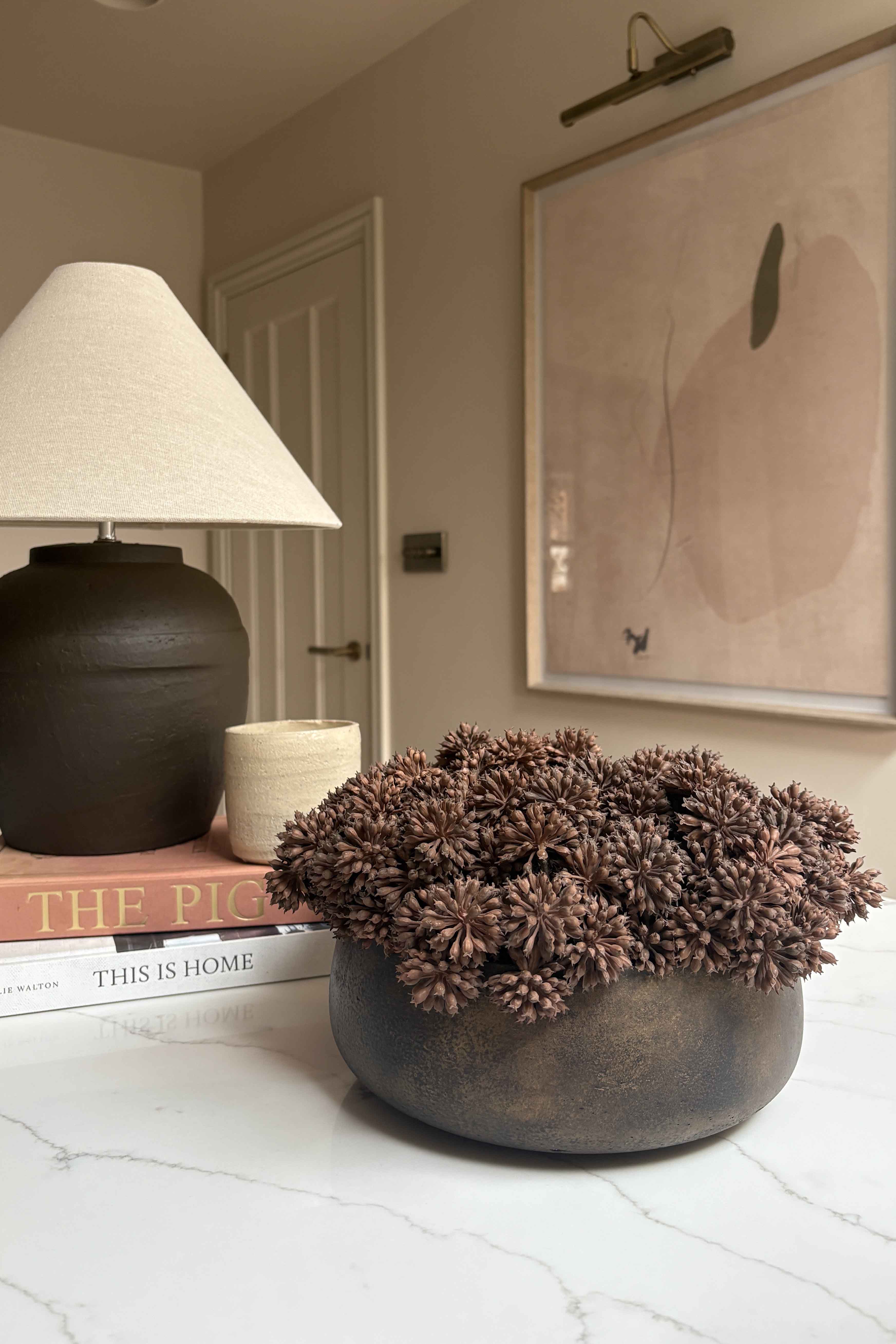 Angelica in a Bronze Bowl RTfact Flowers 