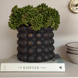 Green Berry in a Handpainted Bobble Vase RTfact Flowers 