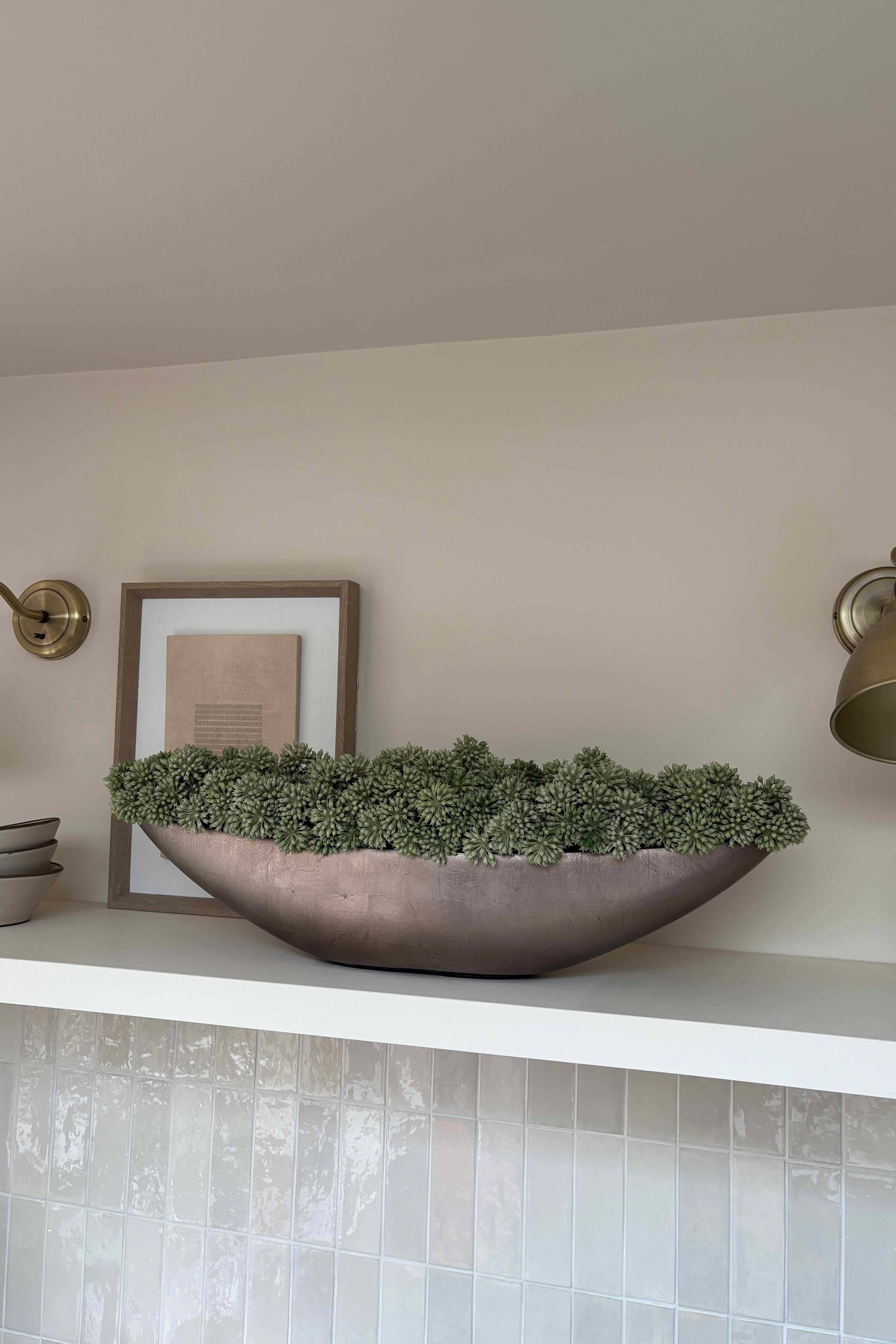 Angelica in a Bronze Lacquered Boat RTfact Flowers 