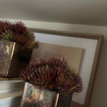 Pine Spray in a Bronze Cube RTfact Flowers 