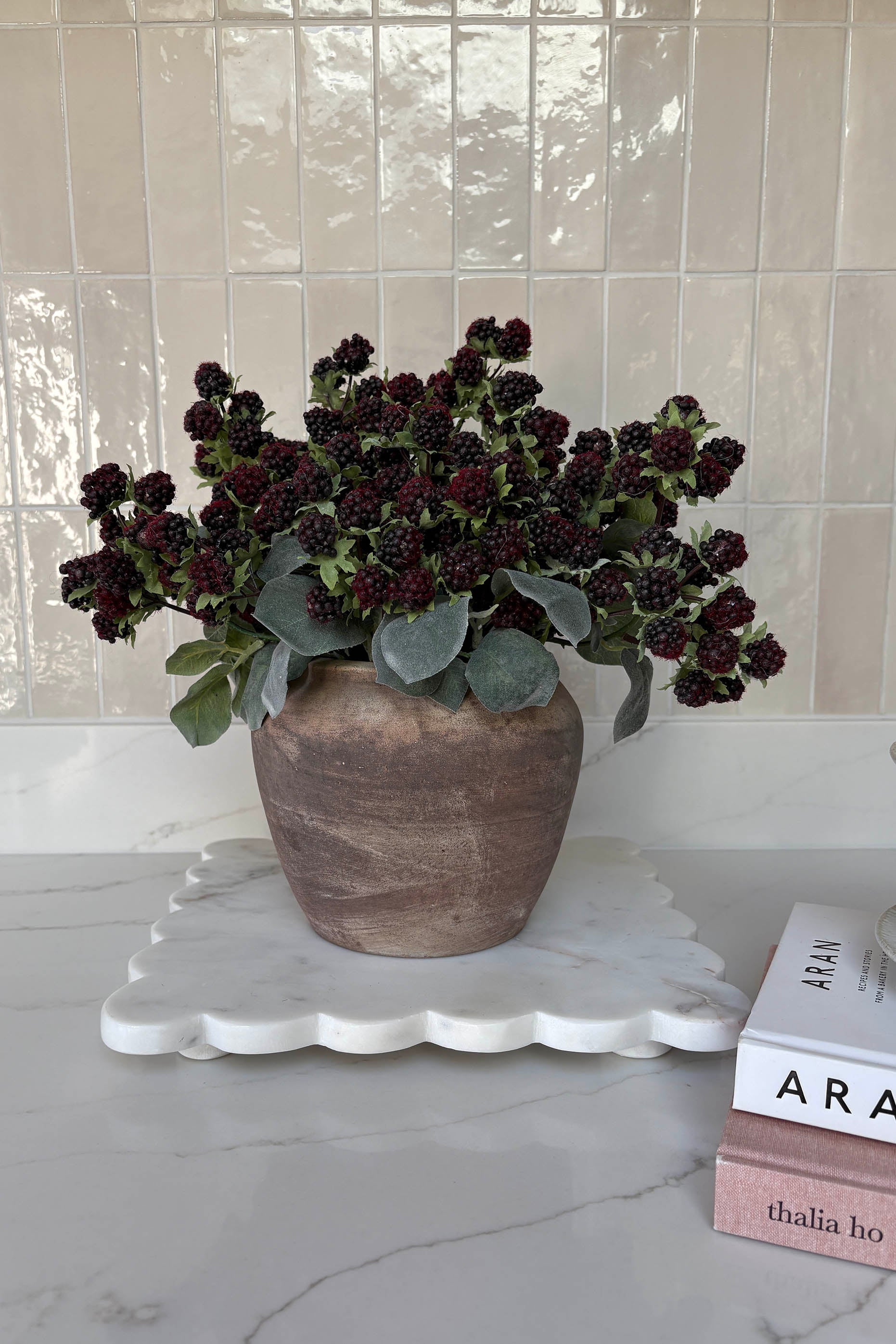 Mulberry in a Terracotta Pot RTfact Flowers 