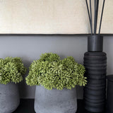 Angelica  in a Grey Stone Vase RTFact Flowers 