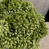 Angelica  in a Grey Stone Vase RTFact Flowers 
