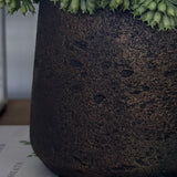 Angelica  in a Hand-painted Bronze Stone Vase