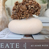 Angelica in a Matt Sand Vase