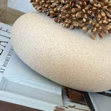 Angelica in a Matt Sand Vase