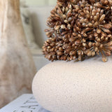 Angelica in a Matt Sand Vase