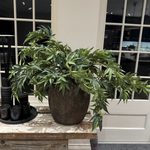 Maple Leaf in a Rustic Sandstone Pot RTfact Flowers 