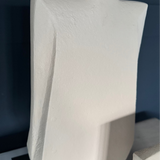 Matt Cream Angular Metal Vase RTfact Flowers 