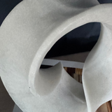 Abstract 'Wave' Ornament - Cream RTfact Flowers 