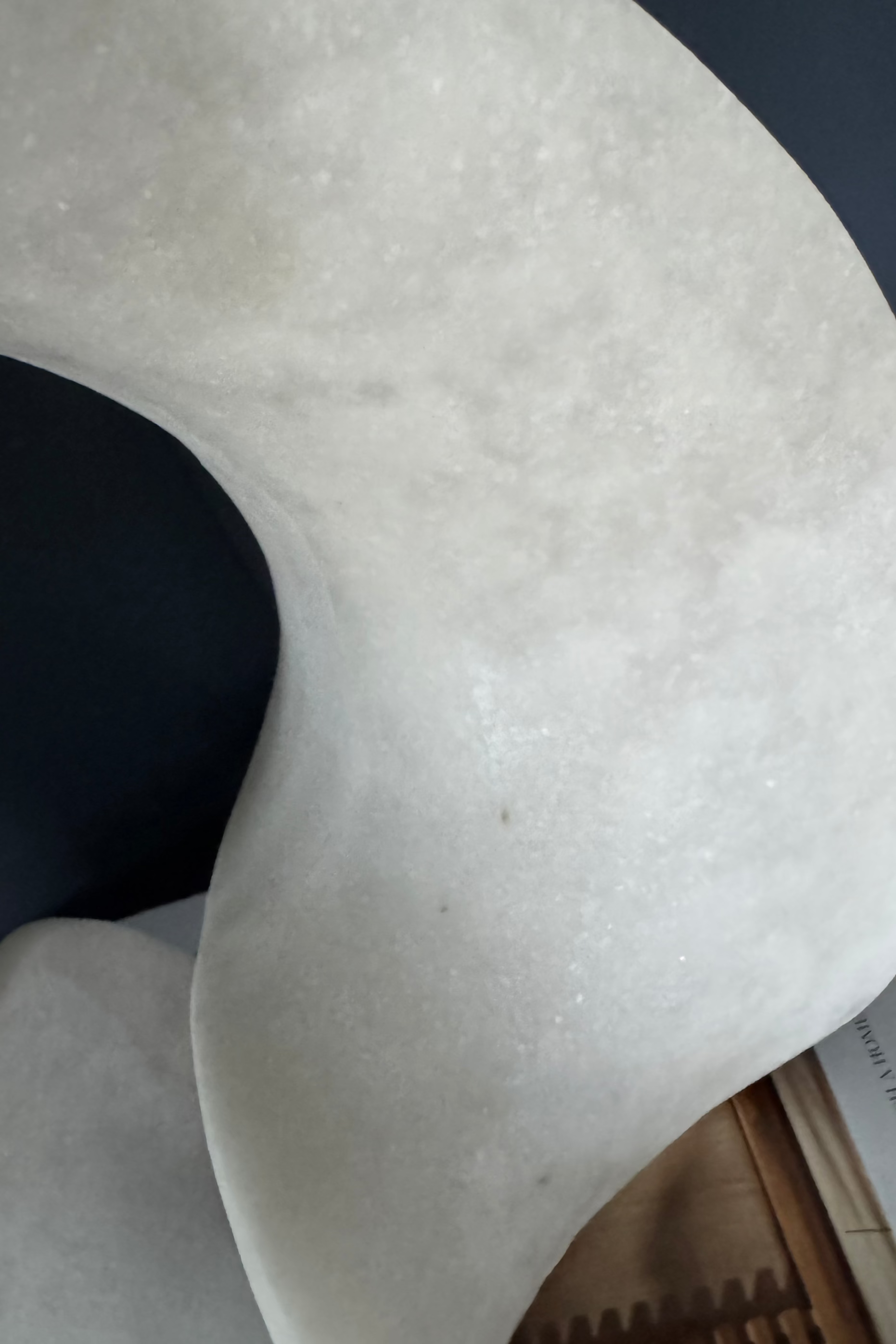 Abstract 'Wave' Ornament - Cream RTfact Flowers 