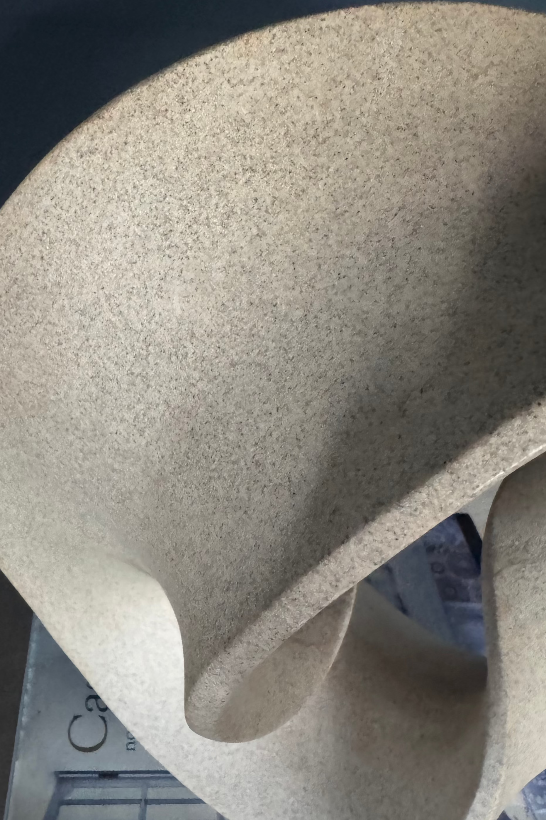 Abstract 'Wave' Ornament - Taupe RTfact Flowers 