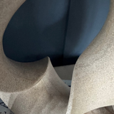 Abstract 'Wave' Ornament - Taupe RTfact Flowers 