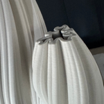 White Ceramic 'Star' Vase RTfact Flowers 