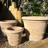 Bell Shaped Terracotta Pot RTfact Flowers 