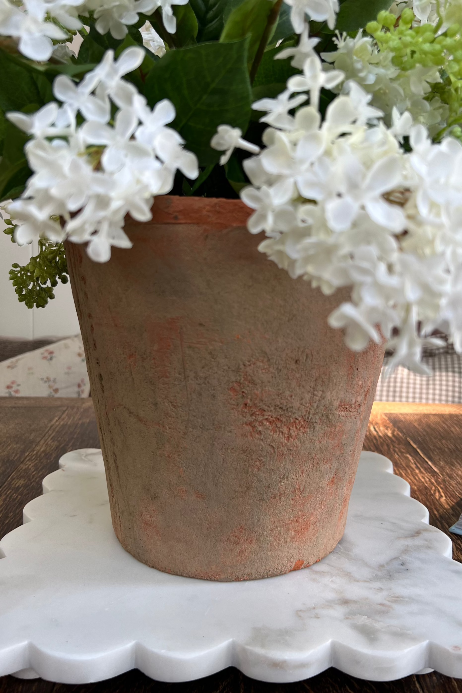 Lilac in a Terracotta Pot RTfact Flowers 
