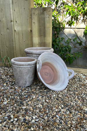 Terracotta Bowl With Handles RTfact Flowers 