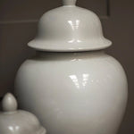 White Ceramic Ginger Jars RTfact Flowers 
