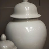 White Ceramic Ginger Jars RTfact Flowers 