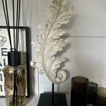 Feather Decorative Piece ( White) RTfact Flowers 