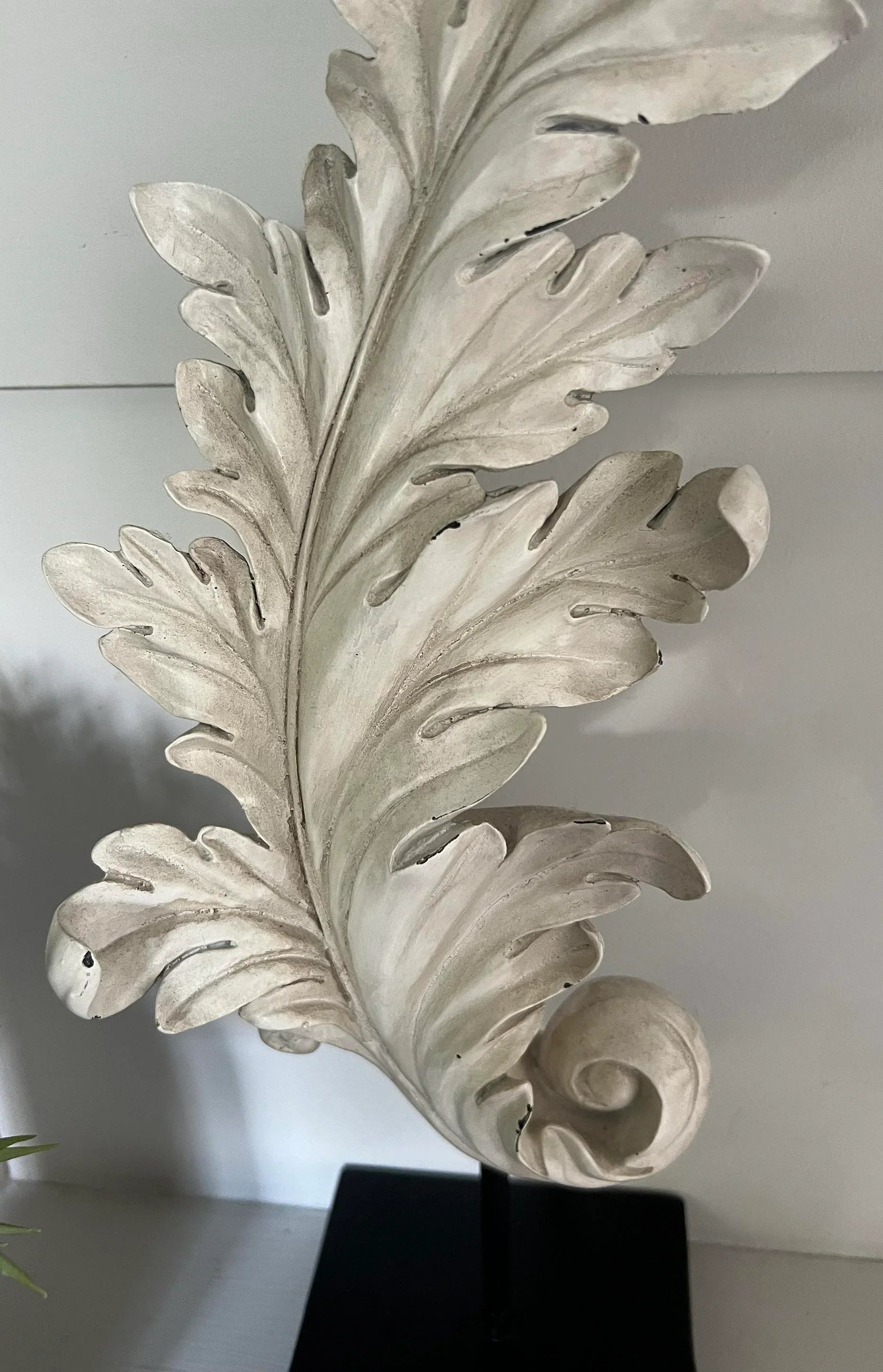 Feather Decorative Piece ( White) RTfact Flowers 
