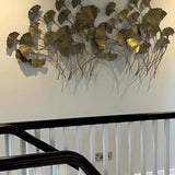 Gold Leaf Metallic Art RTfact Flowers 