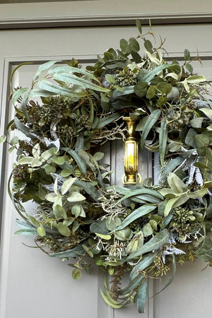 Eucalyptus, Succulent and Foliage Pine Wreath