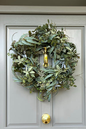 Eucalyptus, Succulent and Foliage Pine Wreath