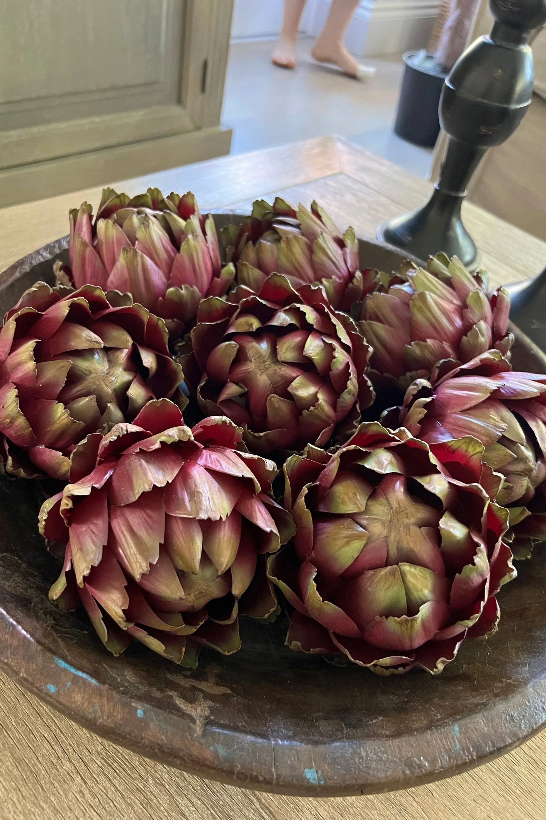 Artificial Artichoke ( Purple/Green) RTfact Flowers 