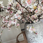 Blossom in a Distressed Stone Vase RTfact Flowers 