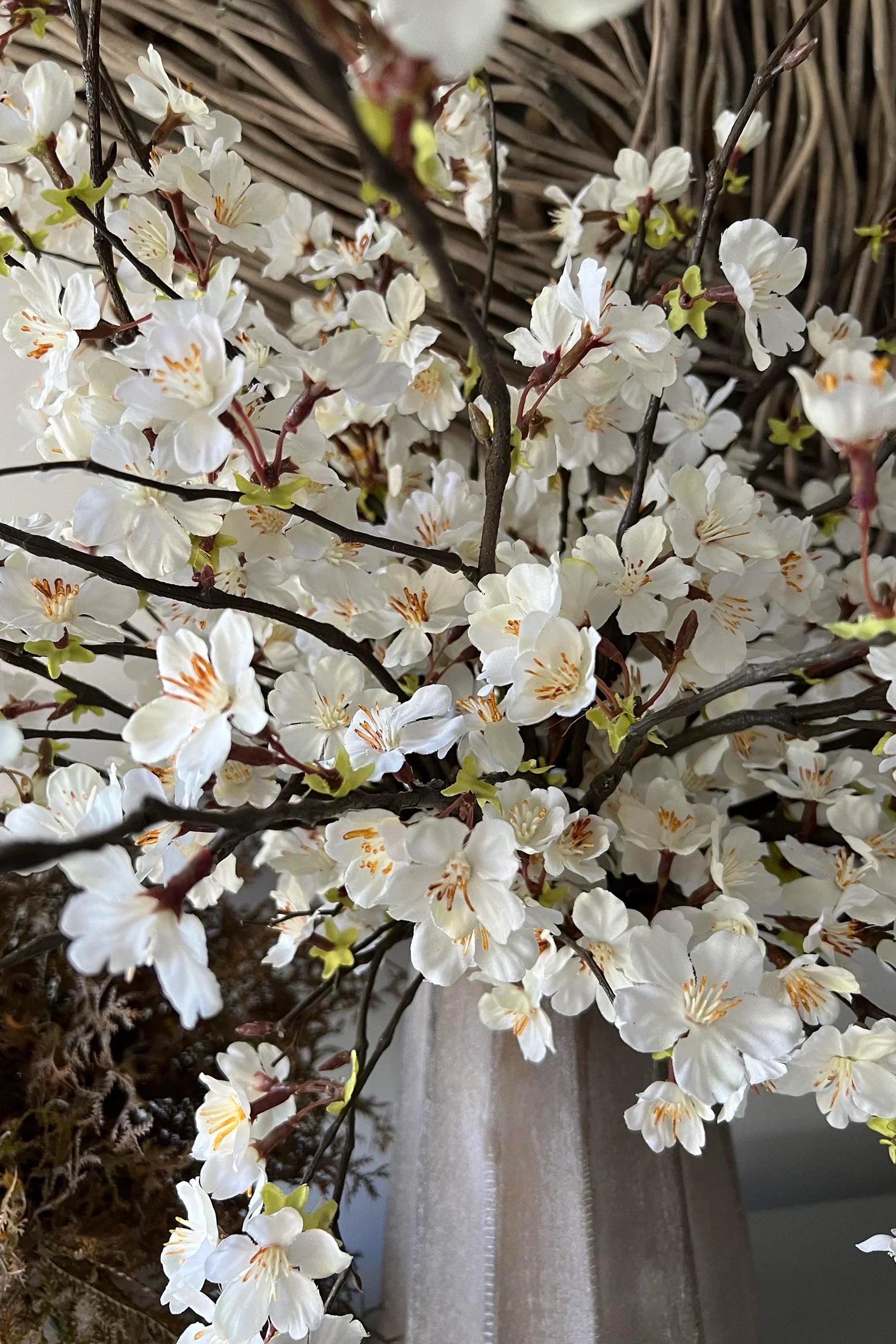 Blossom in a Taupe Frosted Glass Vase RTfact Flowers 