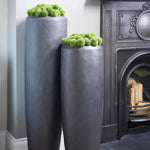 Dianthus in a Matt Black Planter RTfact Flowers 