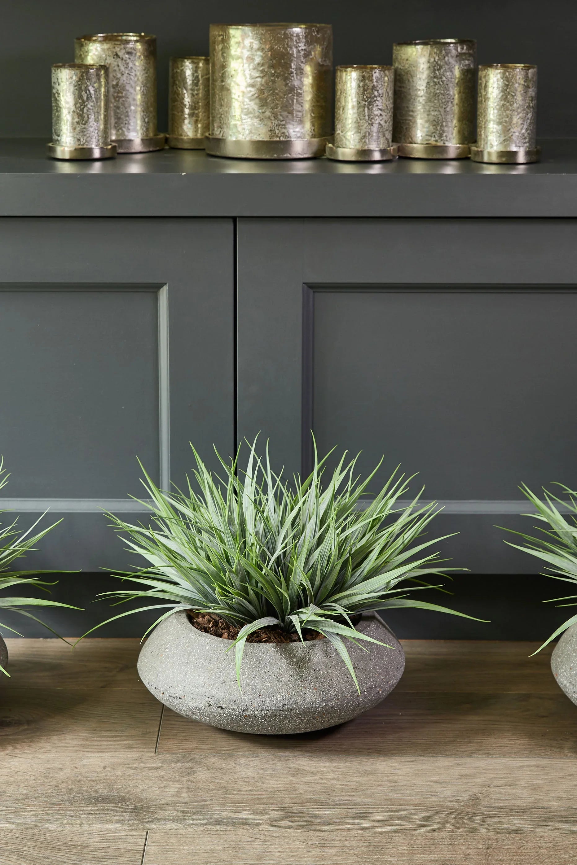 Vanilla Grass in a Grey Bowl RTfact Flowers 