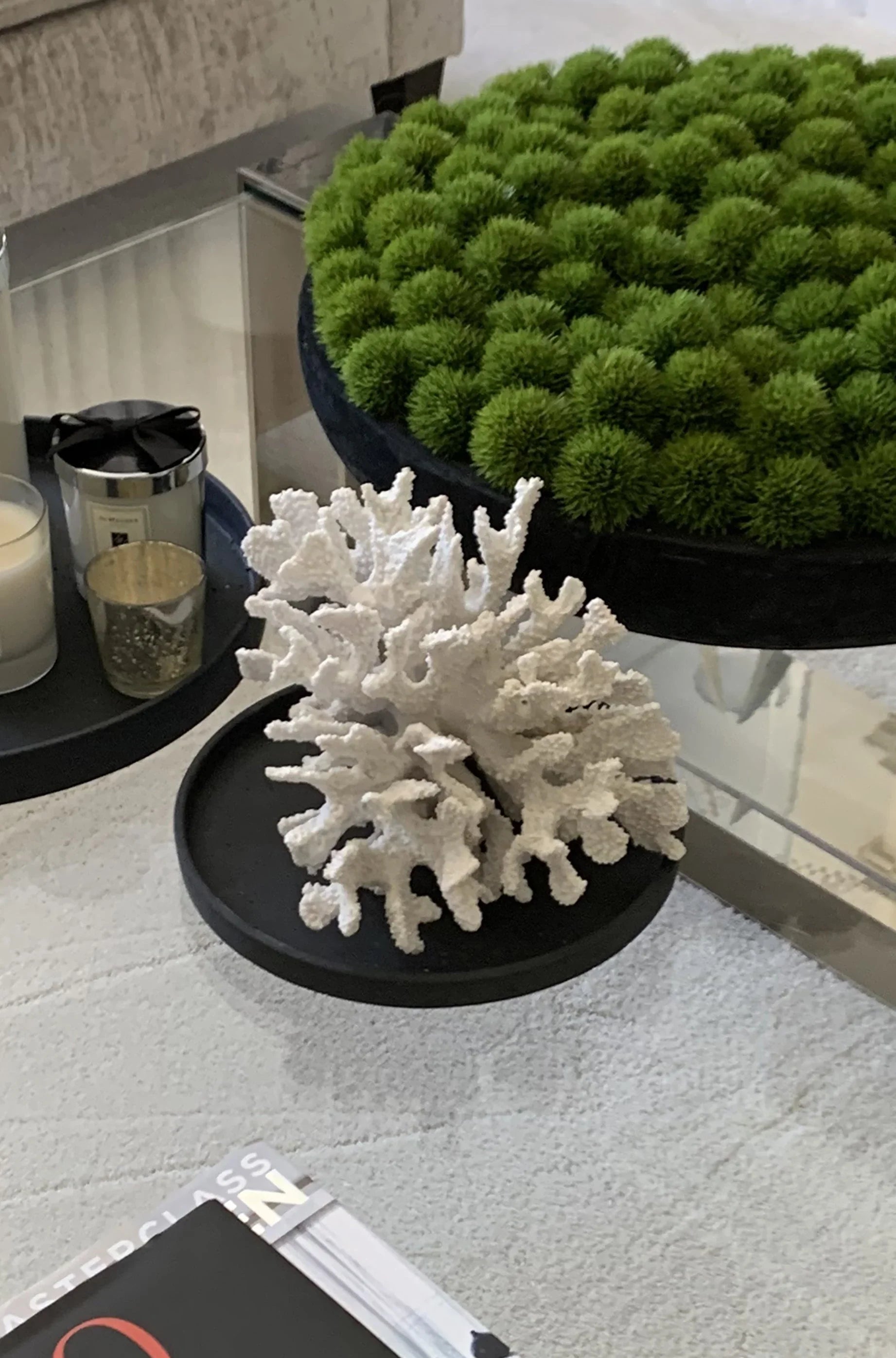 Coral Objet (small) RTfact Flowers 