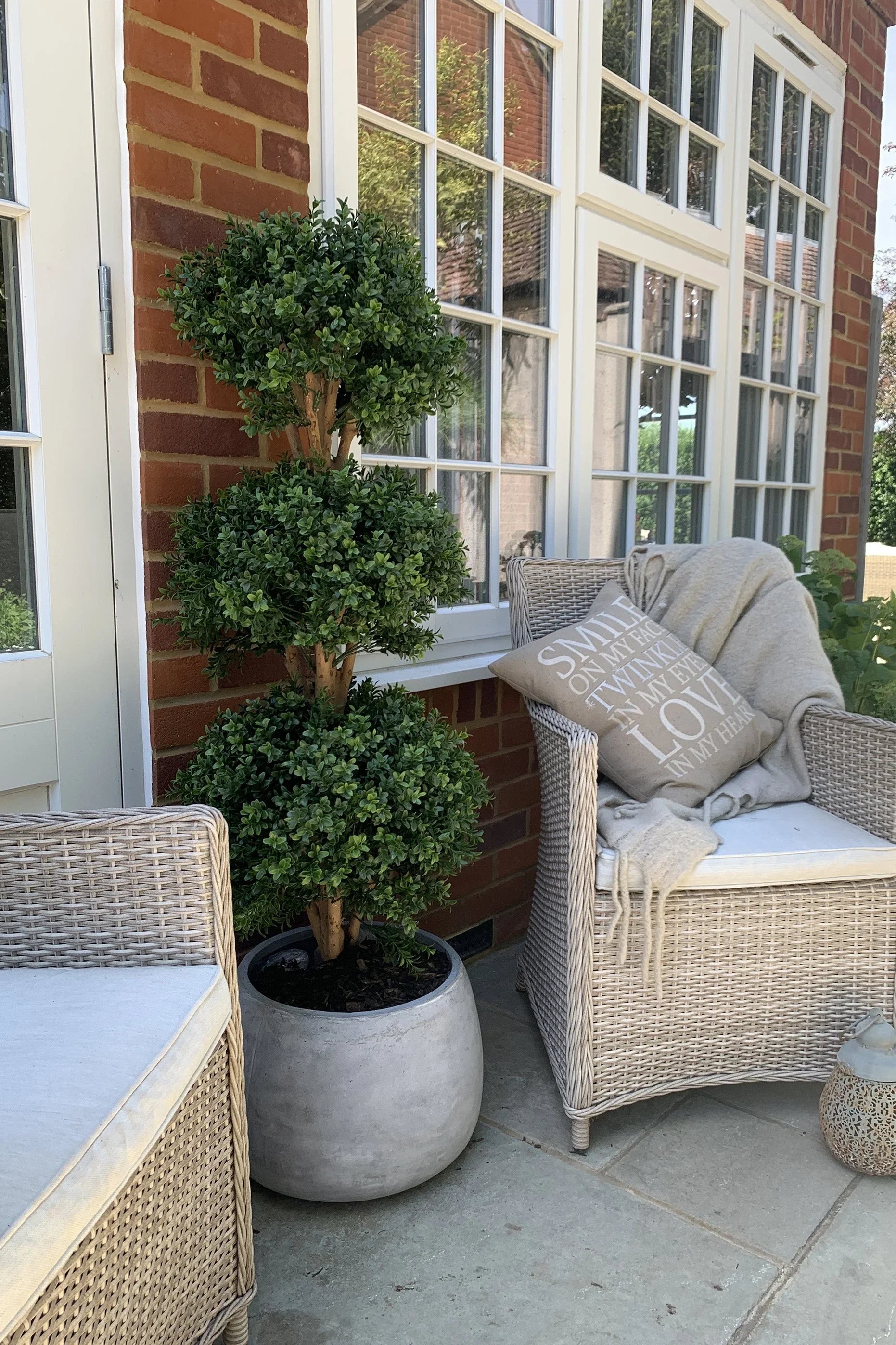 Artificial Triple Box Ball Tree RTfact Flowers 