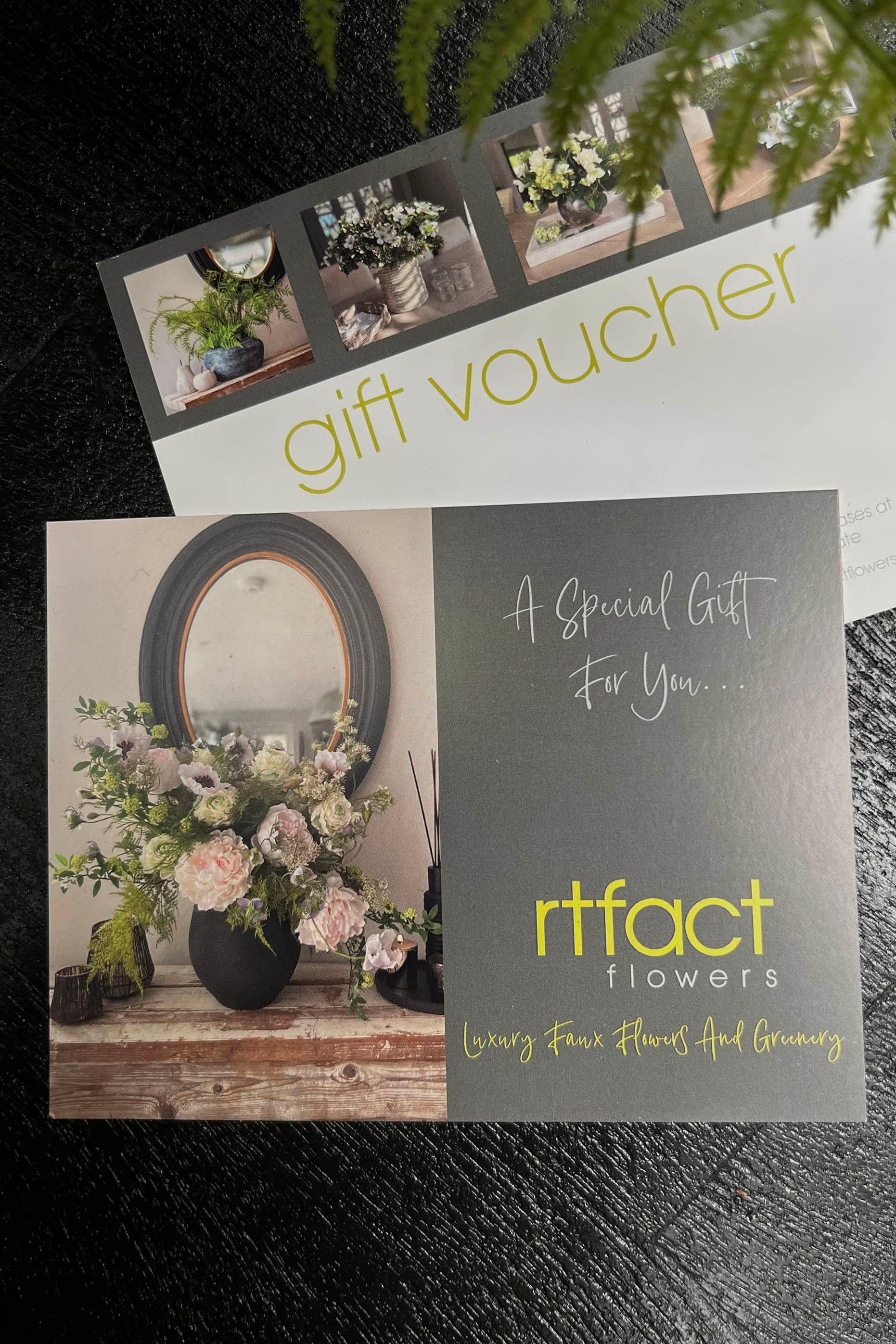 Gift Card RTfact Flowers 